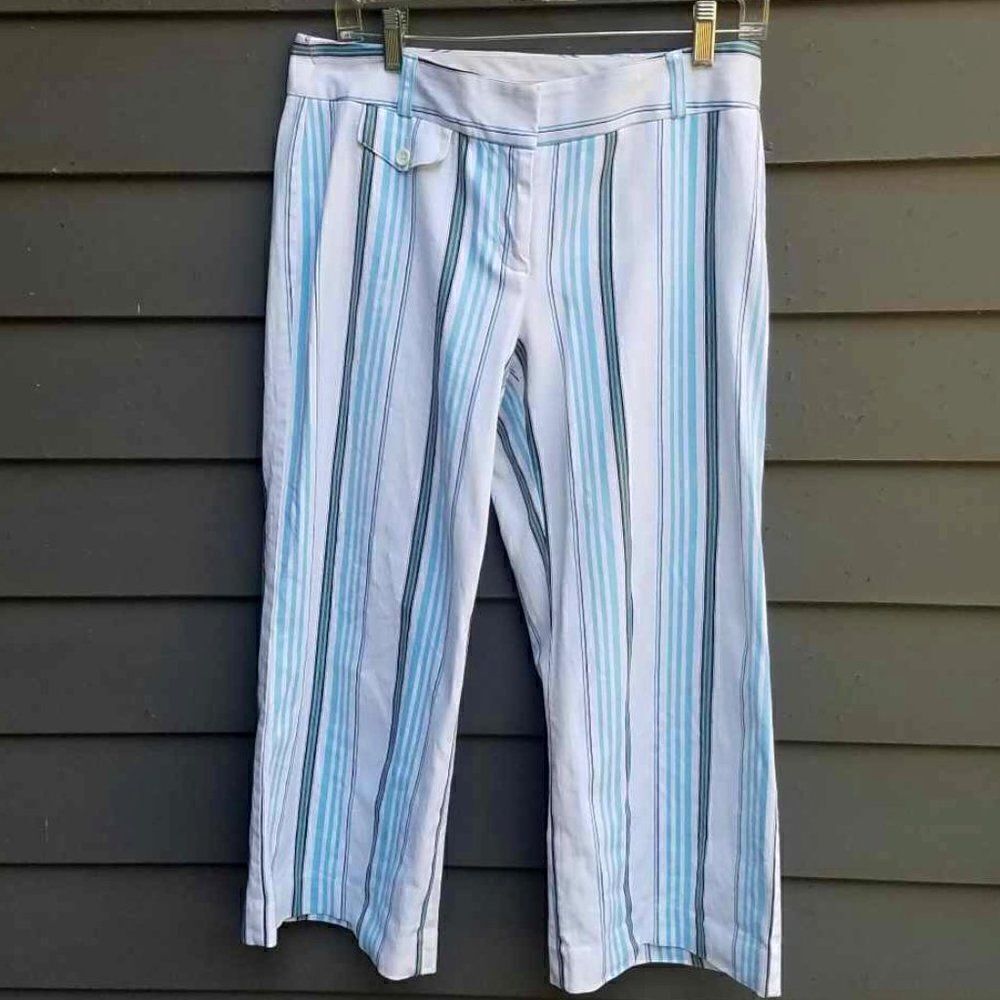 Express correspondent Stripe Cropped Pants Size 8